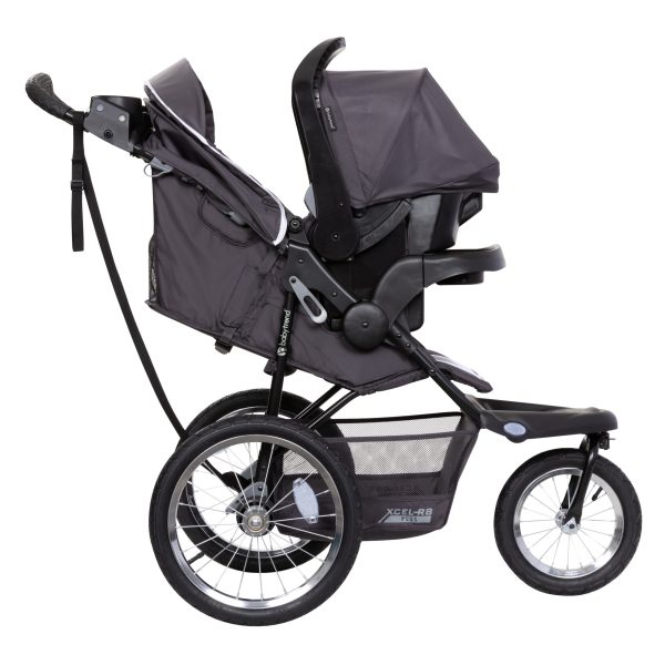 Baby Trend Xcel-R8 PLUS Jogging Stroller, Liberty Grey - Image 7