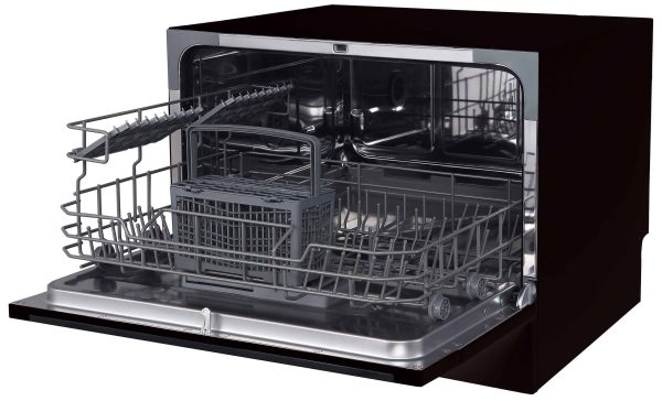 Professional FCD06ABBBKA 6-Pieces Countertop Dishwasher, Black - Image 2