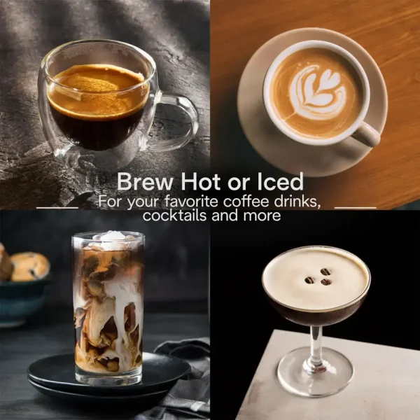 Magnifica Start Automatic Coffee   Espresso Machine with Milk Frother for Hot   Iced Lattes, Coffee,   More ECAM22022B   Black - Image 3
