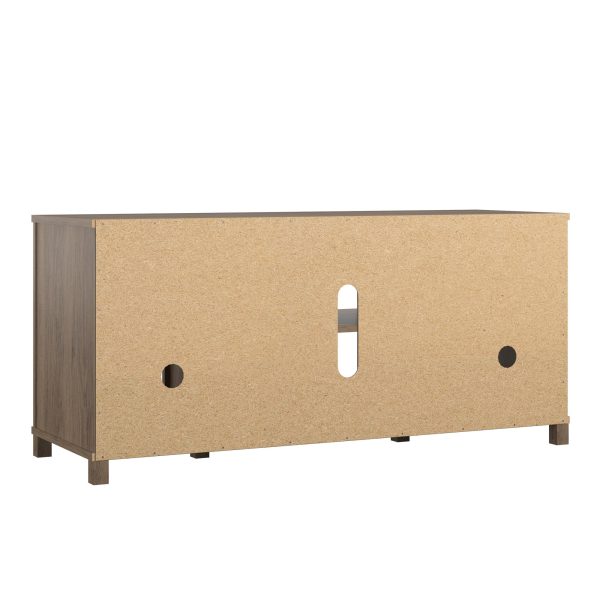 Parsons TV Stand for TVs up to 50 , Rustic Oak - Image 7