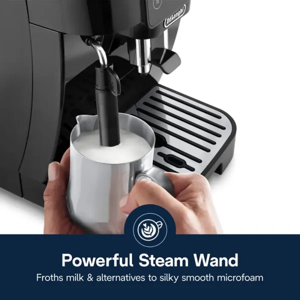 Magnifica Start Automatic Coffee   Espresso Machine with Milk Frother for Hot   Iced Lattes, Coffee,   More ECAM22022B   Black - Image 2