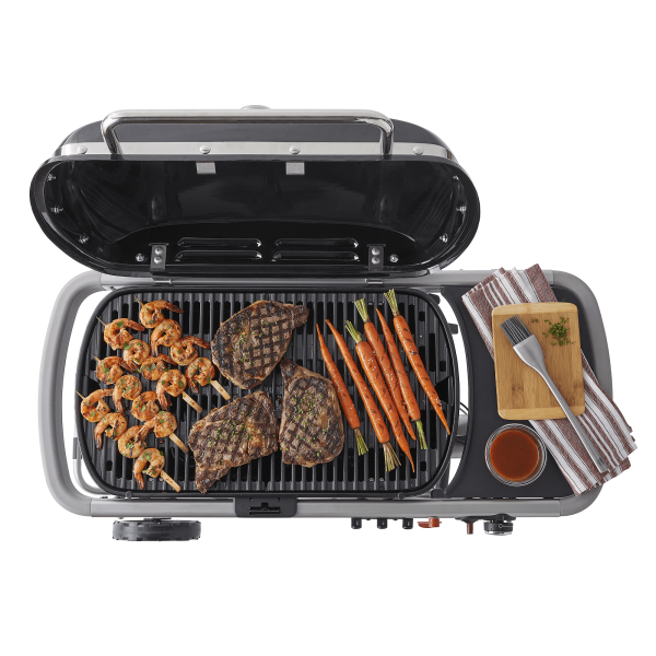 Traveler Portable Propane Gas Grill, Black - Image 8