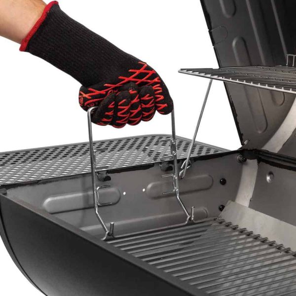 Char-Griller 1733 Smokin  Champ Charcoal Grill Offset Smoker in Black - Image 11