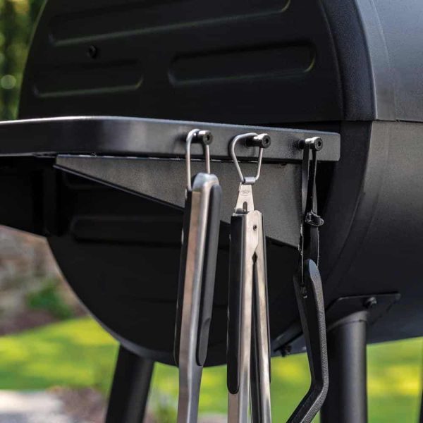 Char-Griller 1733 Smokin  Champ Charcoal Grill Offset Smoker in Black - Image 9