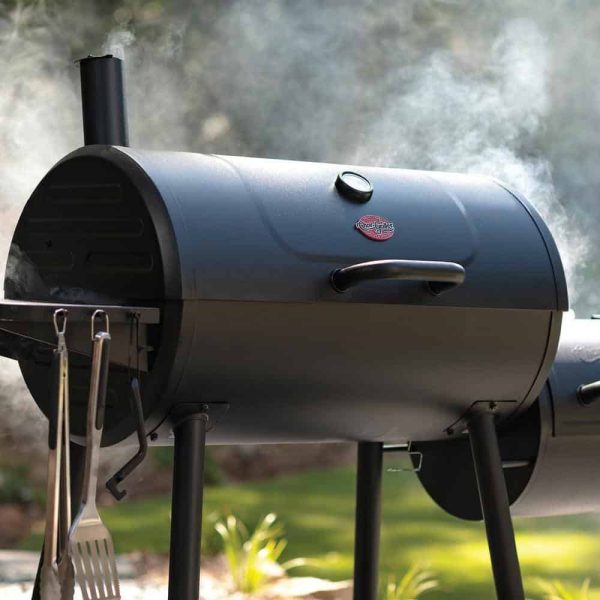 Char-Griller 1733 Smokin  Champ Charcoal Grill Offset Smoker in Black - Image 6