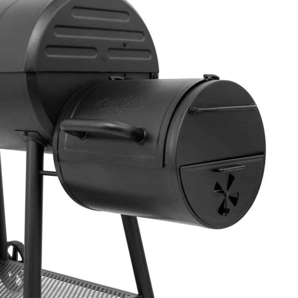 Char-Griller 1733 Smokin  Champ Charcoal Grill Offset Smoker in Black - Image 13