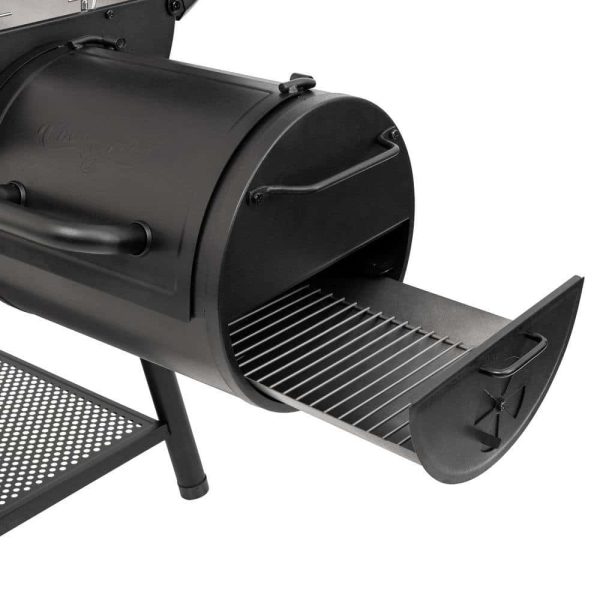 Char-Griller 1733 Smokin  Champ Charcoal Grill Offset Smoker in Black - Image 14