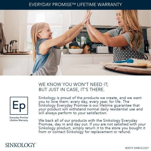 SINKOLOGY Josephine 34 in. 1-Hole Quick-Fit Farmhouse Apron Front Drop-in Single Bowl Crisp White Fireclay Kitchen Sink - Image 12