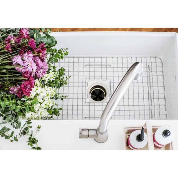SINKOLOGY SK499-30FC Bradstreet II 30 in. Farmhouse Apron Front Undermount Single Bowl Crisp White Fireclay Kitchen Sink - Image 4