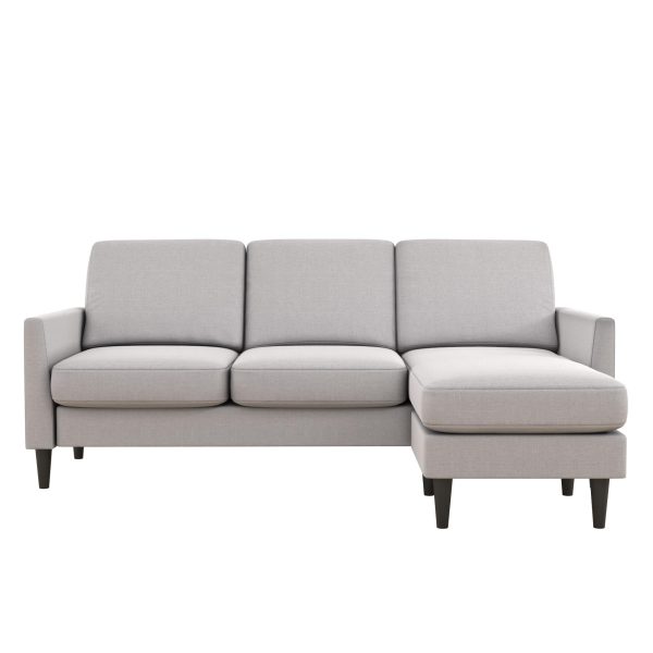 Mr. Kate Winston Reversible Sofa Sectional, Light Gray Linen - Image 12