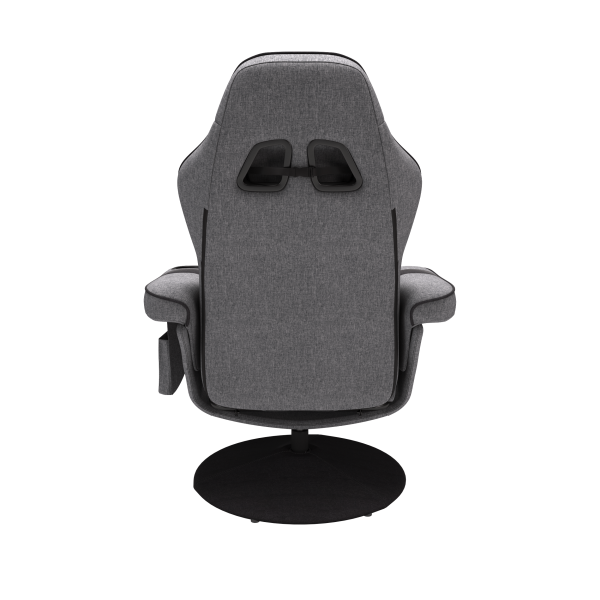 RESPAWN 900 Gaming Recliner   Reclining Gaming Chair with Footrest, Gaming Chair Recliner, Grey / Black - Image 3