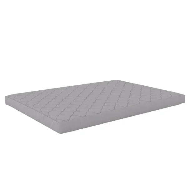 DHP Value 6 Inch Thermobonded Polyester Filled Quilted Top Bunk Bed Mattress, Full, Gray - Image 6