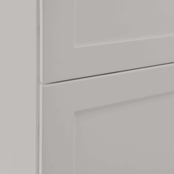 Bay P188424-G Avondale 18 in. W x 24 in. D x 84 in. H Ready to Assemble Plywood Shaker Pantry Kitchen Cabinet in Dove Gray - Image 5