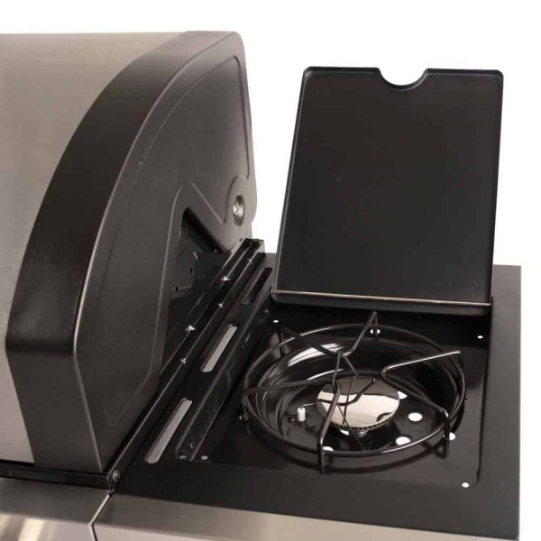 DGB515SDP-D 5-Burner Open Cart Propane Gas Grill in Stainless Steel with Side Burner - Image 9