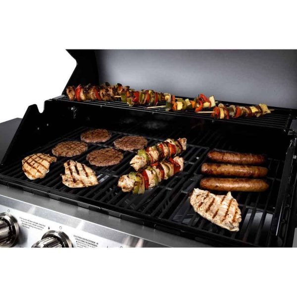 DGB515SDP-D 5-Burner Open Cart Propane Gas Grill in Stainless Steel with Side Burner - Image 2