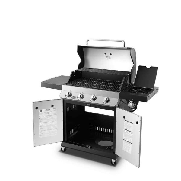 DGP483SSP-D Premier 4-Burner Propane Gas Grill in Stainless Steel with Side Burner - Image 11