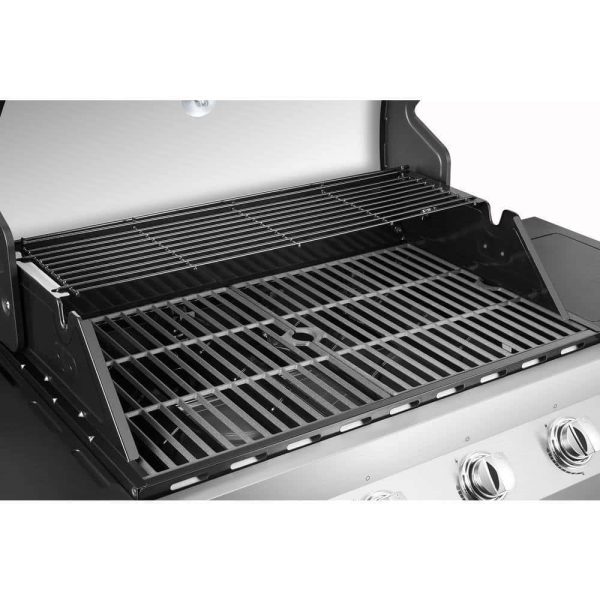 DGP483SSP-D Premier 4-Burner Propane Gas Grill in Stainless Steel with Side Burner - Image 6