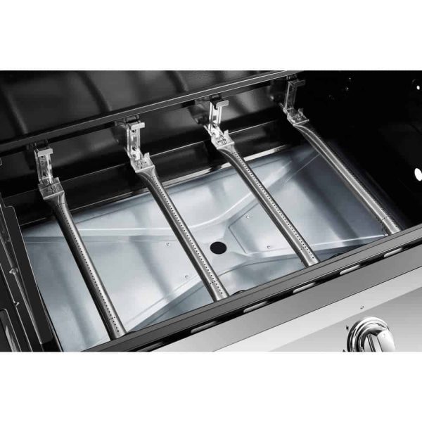DGP483SSP-D Premier 4-Burner Propane Gas Grill in Stainless Steel with Side Burner - Image 4