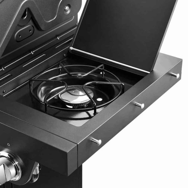 DGP483SSP-D Premier 4-Burner Propane Gas Grill in Stainless Steel with Side Burner - Image 8