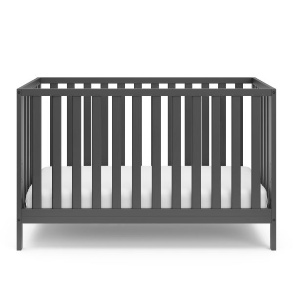 Storkcraft Sunset 4 in 1 Convertible Baby Crib, Gray - Image 2