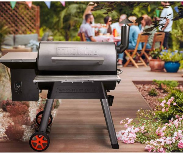 Tacklife 20000BTU Heat Ideal for Wood Pellet Grill and Smoker,8-in-1 BBQ Grill-TKGRILL01 - Image 5
