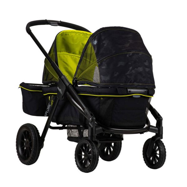 Evenflo Pivot Xplore All-Terrain Stroller Wagon (Wayfarer Black) - Image 3