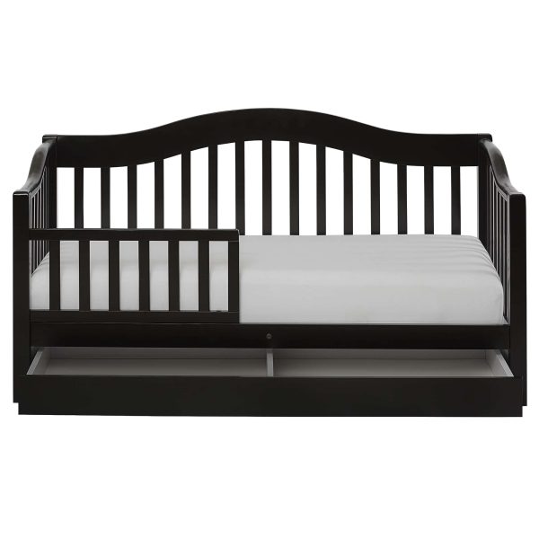Dream on Me Toddler Day Bed with Storage, Black - Image 8