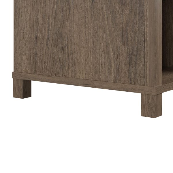 Parsons TV Stand for TVs up to 50 , Rustic Oak - Image 3