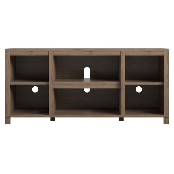 Parsons TV Stand for TVs up to 50 , Rustic Oak - Image 5
