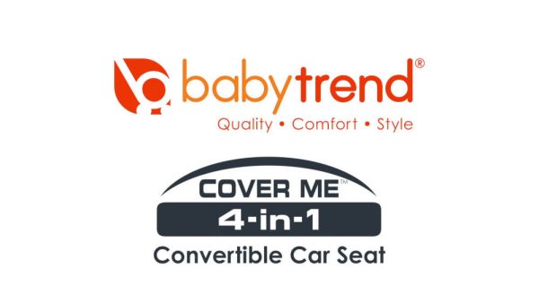 Baby Trend Cover Me 4-in-1 Harness Convertible Car Seat, Solid Print Desert Blue - Image 2