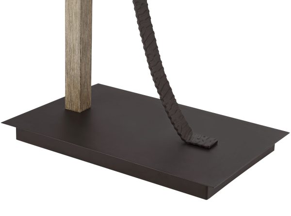 Gentry 71 1/2  Bronze 2-Light Downbridge Arc Floor Lamp - Image 6