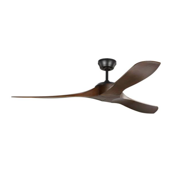 Generation Lighting Edge 60 in. Indoor Midnight Black Ceiling Fan