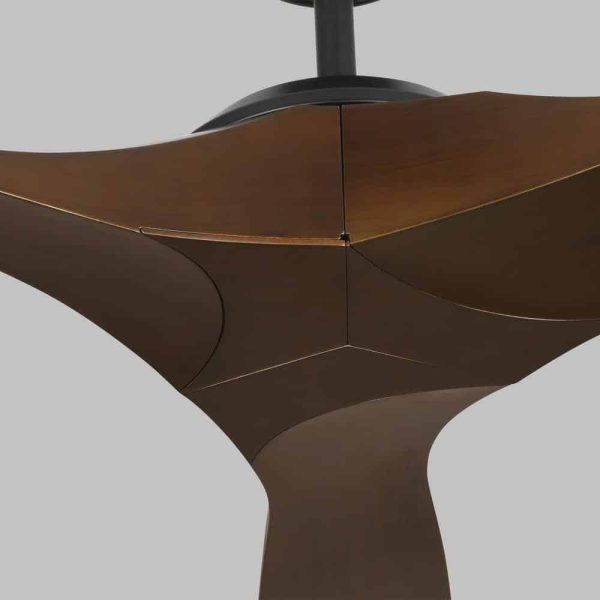 Generation Lighting Edge 60 in. Indoor Midnight Black Ceiling Fan - Image 7