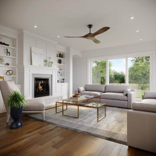 Generation Lighting Edge 60 in. Indoor Midnight Black Ceiling Fan - Image 10
