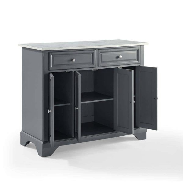 CROSLEY FURNITURE  Avery Grey Kitchen Island - Image 8