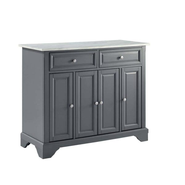 CROSLEY FURNITURE  Avery Grey Kitchen Island - Image 6