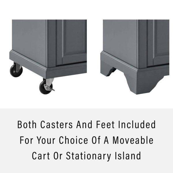 CROSLEY FURNITURE  Avery Grey Kitchen Island - Image 10