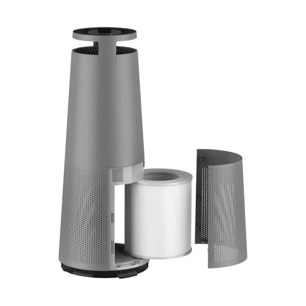 DH Lifelabs 591020320 Sciaire Plus HEPA 426 sq. ft. HEPA-True Tower Air Purifier in Grey with PlasmaShield Technology WiFi-Enabled - Image 9