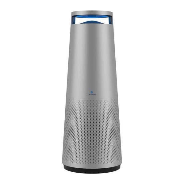 DH Lifelabs 591020320 Sciaire Plus HEPA 426 sq. ft. HEPA-True Tower Air Purifier in Grey with PlasmaShield Technology WiFi-Enabled