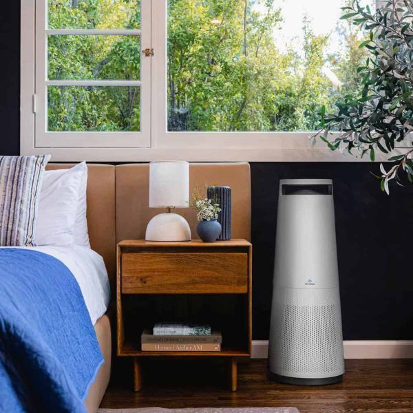 DH Lifelabs 591020320 Sciaire Plus HEPA 426 sq. ft. HEPA-True Tower Air Purifier in Grey with PlasmaShield Technology WiFi-Enabled - Image 6