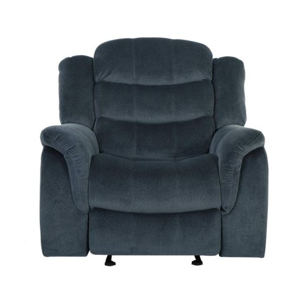 Hawthorne 39 in. Gray Polyester 3 Position Recliner