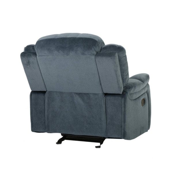 Hawthorne 39 in. Gray Polyester 3 Position Recliner - Image 3