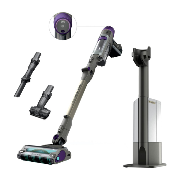 PowerDetect Clean   Empty Cordless Stick Vacuum   Auto-Empty System with Powerful Suction   Dark Gray