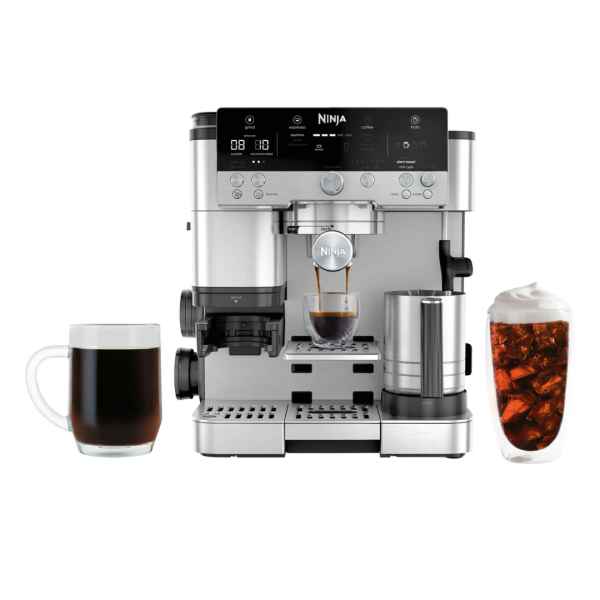 Espresso Machine, Luxe Café Premier Series, Drip Coffee Maker and Rapid Cold Brew, Integrated Grinder, Assisted Tamper, ES601 - Image 2