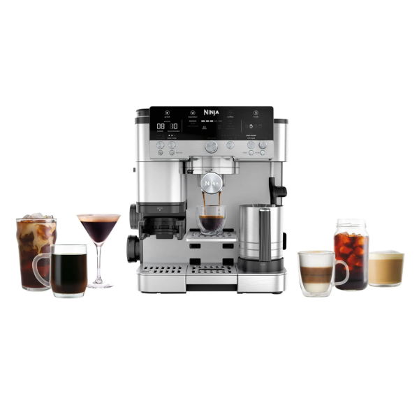 Espresso Machine, Luxe Café Premier Series, Drip Coffee Maker and Rapid Cold Brew, Integrated Grinder, Assisted Tamper, ES601 - Image 14