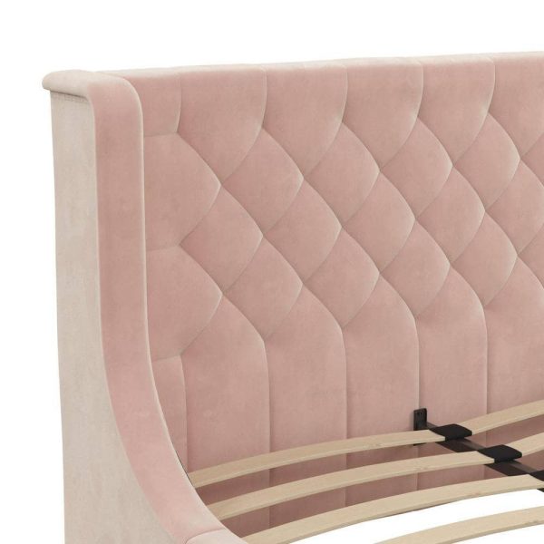 Little Seeds  Monarch Hill Ambrosia Pink Full Size Upholstered Bed - Image 4