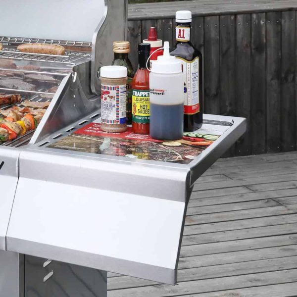 GA4402S 4-Burner Propane Gas Grill in Stainless Steel with Sear Burner and Side Burner - Image 11