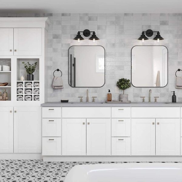 Bay Shaker 30 in. W x 24 in. D x 34.5 in. H Assembled Drawer Base Kitchen Cabinet in Satin White with Full Extension Glides - Image 9
