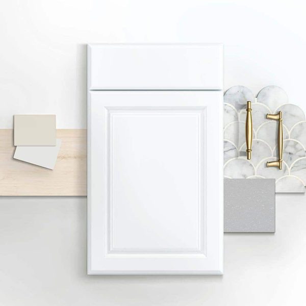 Bay  30 in. W x 24 in. D x 34.5 in. H Assembled Drawer Base Kitchen Cabinet in Satin White with Full Extension Glides - Image 11