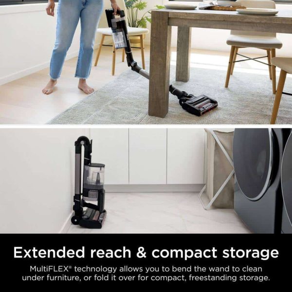 IZ862H Stratos MultiFLEX Bagless Cordless Stick Vacuum with Clean Sense IQ, DuoClean Powerfins HairPro, 60min Runtime   IZ862H - Image 9